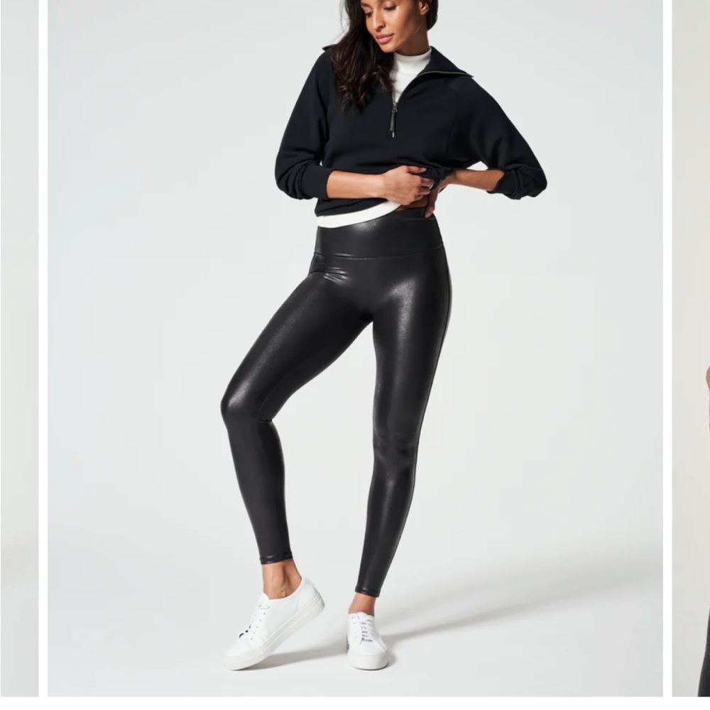 Spanx Faux Leather Leggings